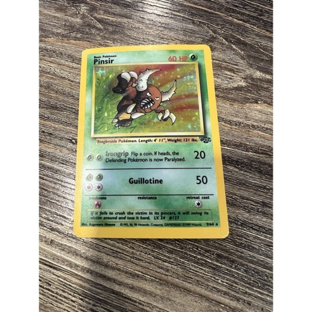 Pokémon TCG Pinsir Jungle‎ 9/64 Holo Unlimited Holo Rare